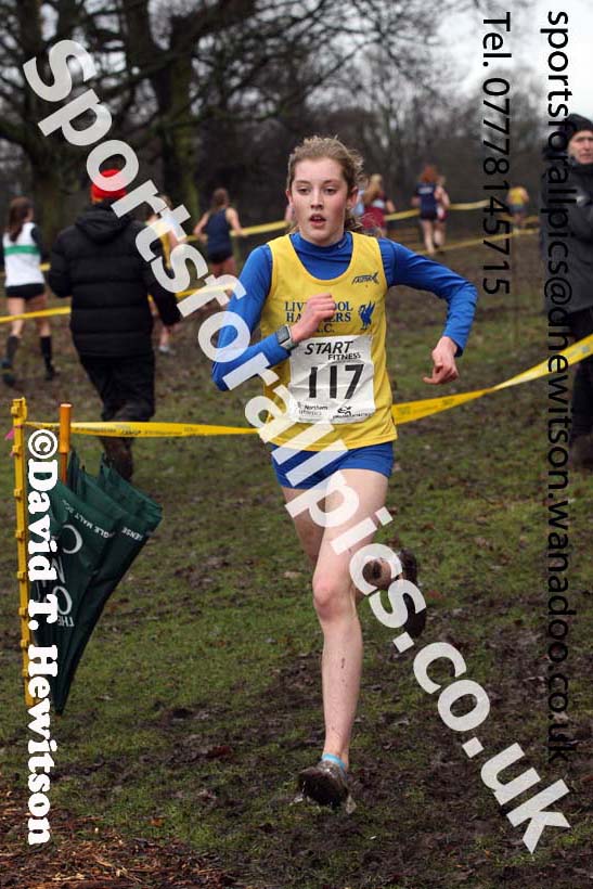 Girls under-15s Northern Cross Country, Knowsley Safari Park. Photo: David T. Hewitson/Sports for All Pics